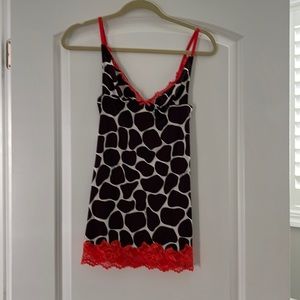 Giraffe print Victoria secret teddy. Size extra small.